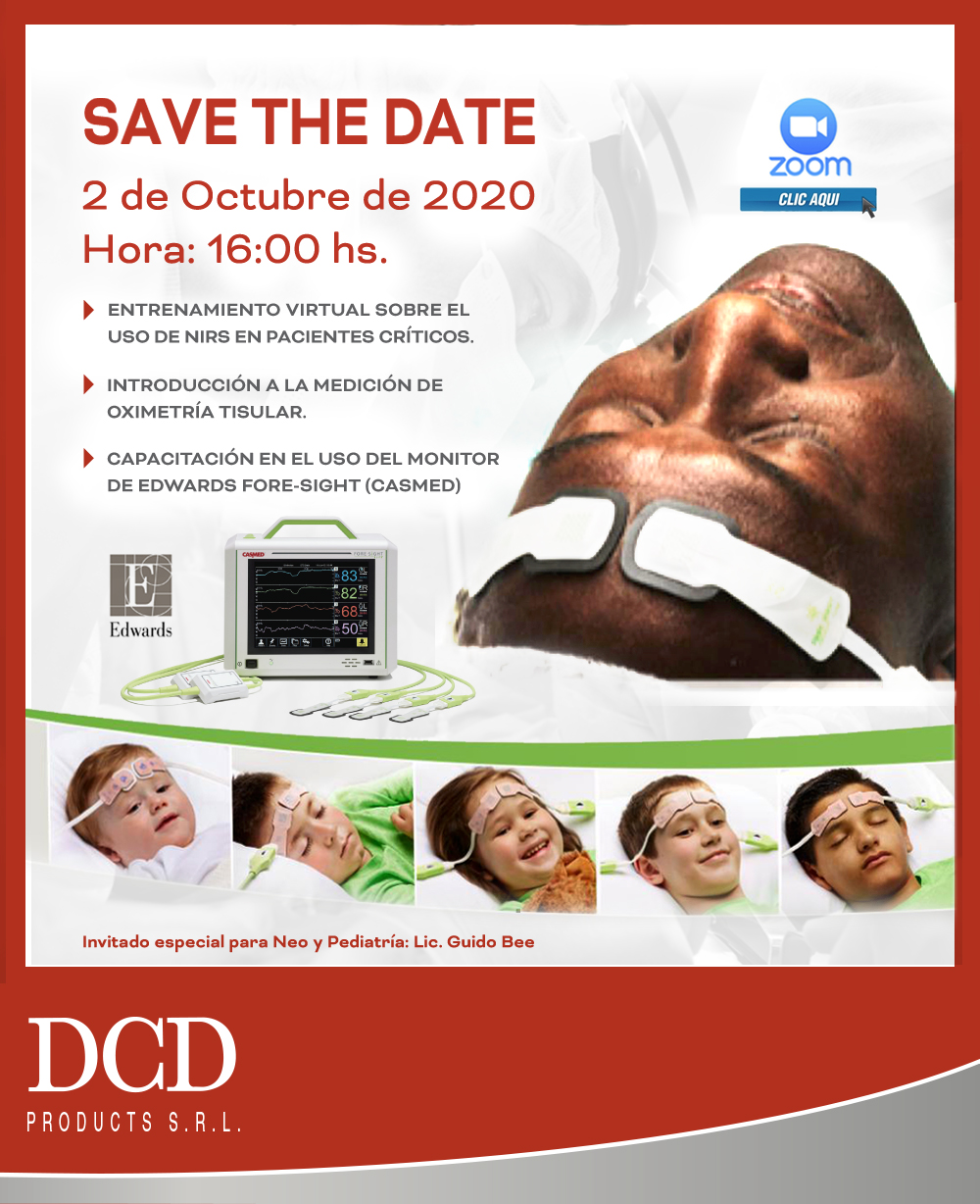 Entrenamiento virtual en el uso de NIRS, oximetria tisular y uso de